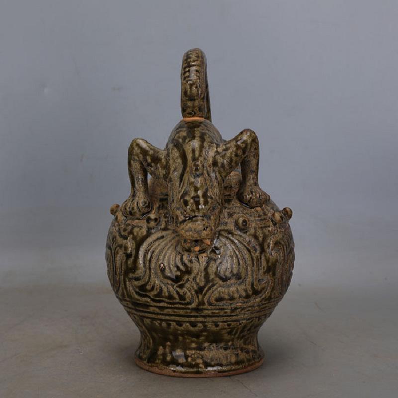 Song Dynasty-Inspired Celadon Dragon Teapot Replica