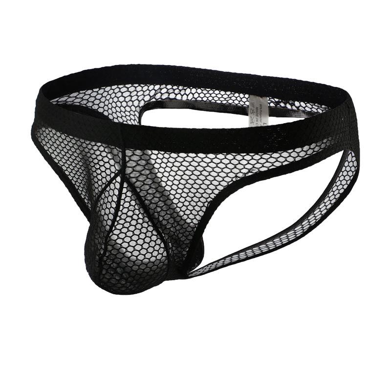 Herren Sexy Mesh Gesäß-Enthüllende Slips - Atmungsaktives Design