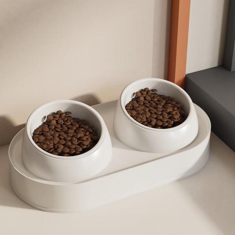 JINGRUIXIANG Elevated Cat Feeding Bowl with Neck Protection