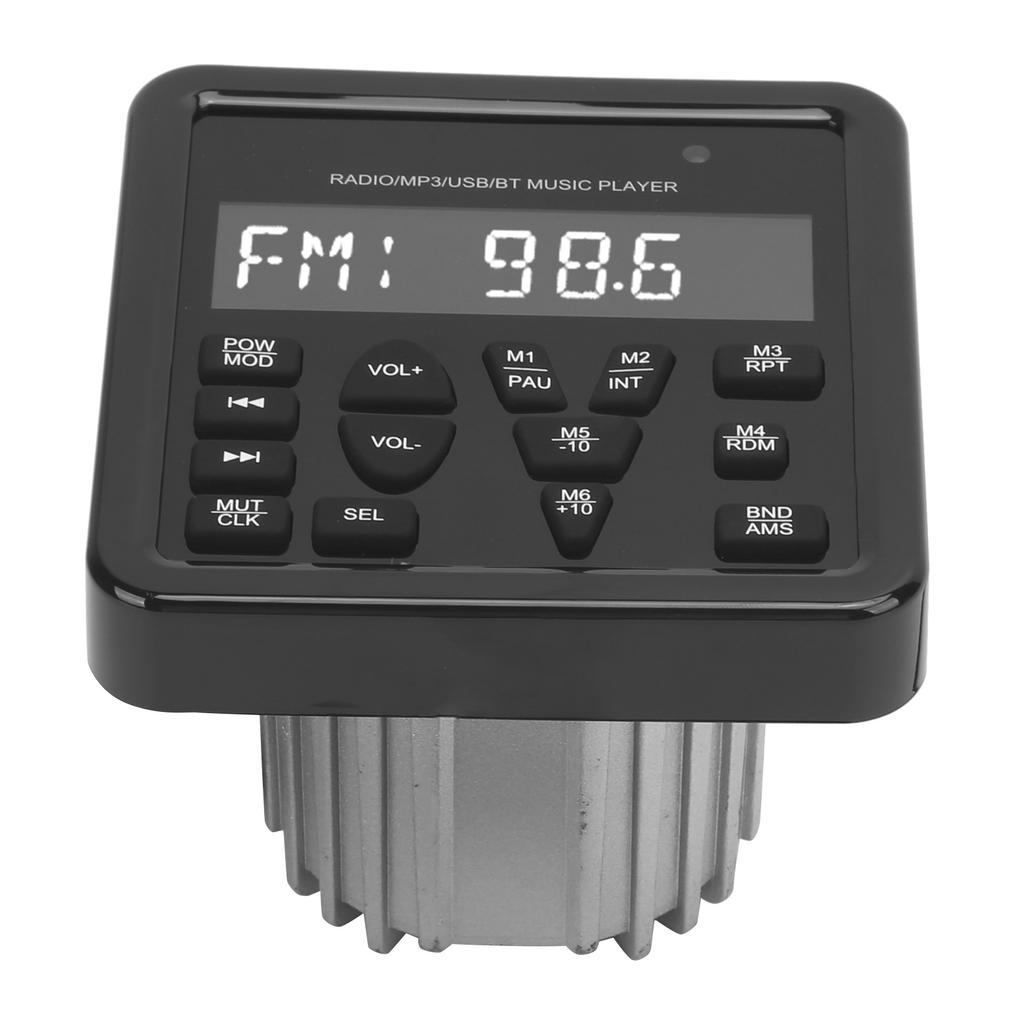 Bluetooth MP3 Player USB Radio Sound System IP66 Waterproof for Marine Boat Car RV Bathroom