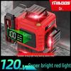 Otomatik Tesviyeli Dış Mekan 12 Çizgili Kırmızı Lazer Seviyesi