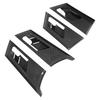 4Pcs Inner Door Handle Frame Cover Carbon Fiber Pattern Interior Door Handle Protection Trim Replacement for Mitsubishi