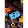 Kodak M35 35mm Film Camera, Fixed Focus, Reusable, Built-in Flash, Easy to Use (Cerulean Blue)