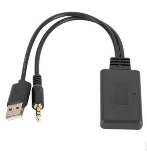 Car AUX Speaker Bluetooth 5.0 Audio Receiver Adapter USB+3.5mm Jack Stereo Audio