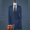 Men's Business Casual Korean Two-Piece Suit - Professional & Formal, Perfect for Groomsmen