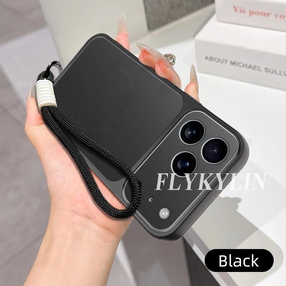 Leather Surface With Lychee Texture For Samsung A17 A27 A37 A57 A07 A16 A26 A36 A56 A06 Protective Shell With Hanging Rope