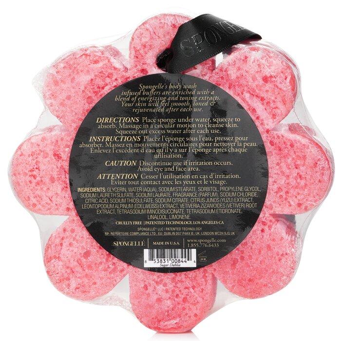 SPONGELLE Wild Flower Soap Sponge - Sugar Dahlia (Red)