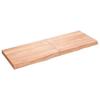 VidaXL Light Brown Table Top 140x50x6 Cm Treated Oak Wood 3156380