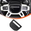 Glossy Black Steering Wheel  Trim Sticker For Land Rover Defender L663 20-24