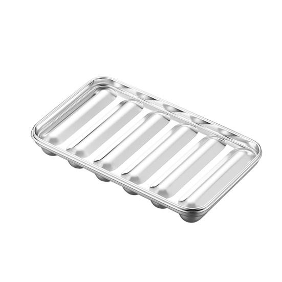 

Форма для колбасы, 6 решеток, портативная форма для хот-догов из нержавеющей стали, портативная форма для дома, хот-дог ручной работы