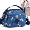 Modische bedruckte Schultertasche neu Mehrfachfach lässiger Trend Umhängetasche Nylon vielseitige Tasche Damen