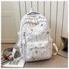Schoolbag Korean Version of the New High-value Star Schoolbag for Girls, Junior High School, Lightweight Campus College Student Backpack, Sweet Girl 