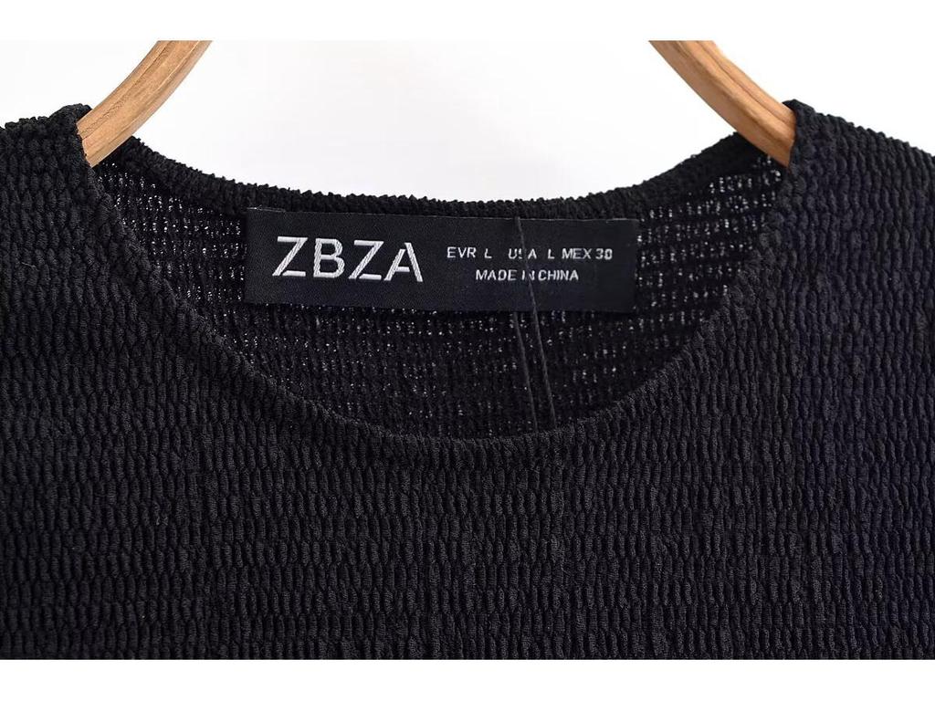 2025 Spring Women's European & American Style Elastic Open Design Long Dress