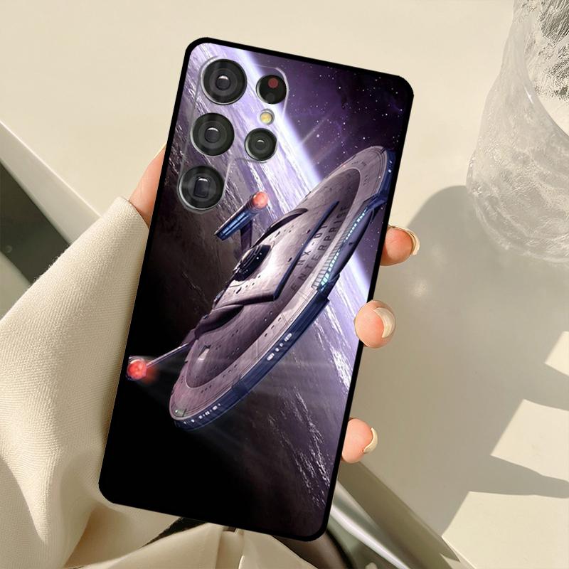 Space Ship Art Case For Samsung Galaxy S25 Ultra S21 S22 S23 S24 Ultra S9 S10 Plus S20 FE S25 FE Back Cover