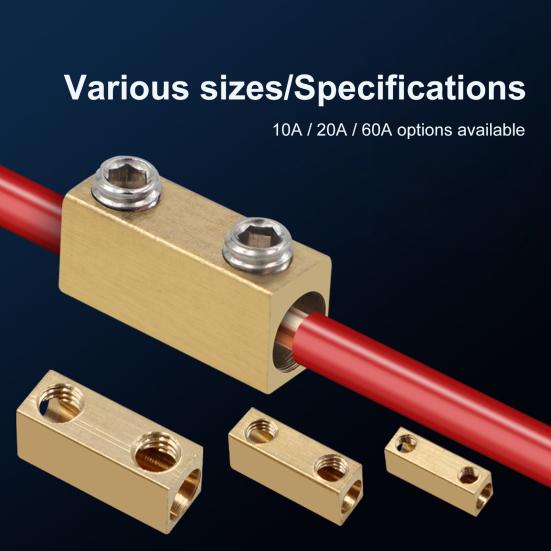 Wire Connectors Tinned with Heat Shrink Butt Brass Mechanical Butt Splice