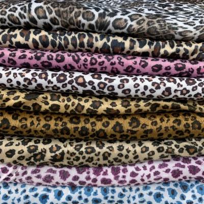 100x160cm Leopard Pattern Fabric Soft Velvet Corduroy Fabric For Diy Sewing Pants Dress Kids Clothing Curtain Bag Garment Craft