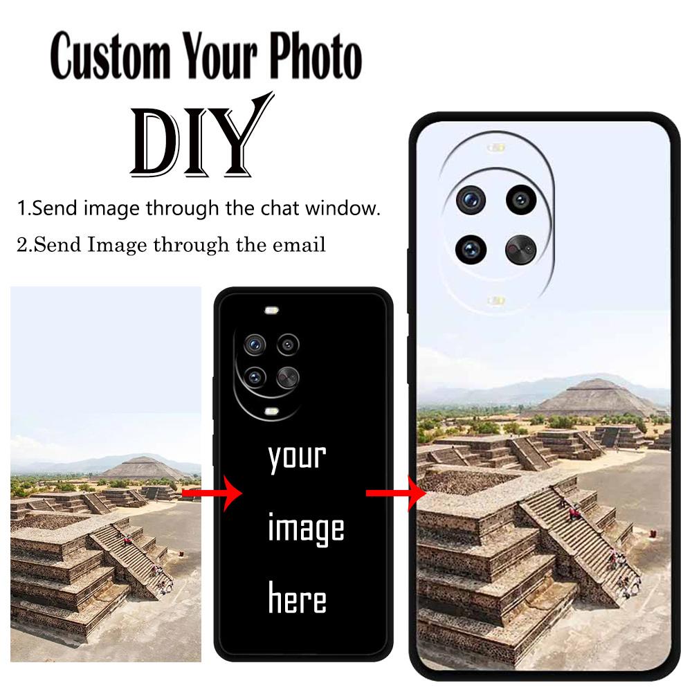 DIY Brand Wedding Photo Customized Phone Cases For Huawei Nova 14 Pro 13 Pro 12 Ultra 12i Nova 9 SE TPU Soft Cover Image Texts