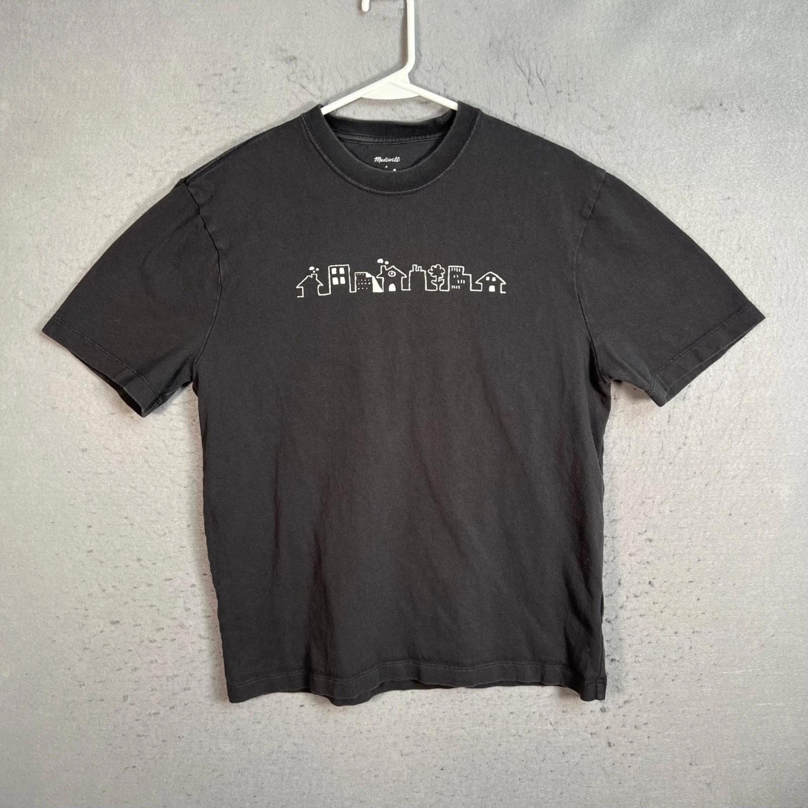 

Madewell x Mark Neeley Black Graphic T Shir Mens Size Small 100% Cotton M