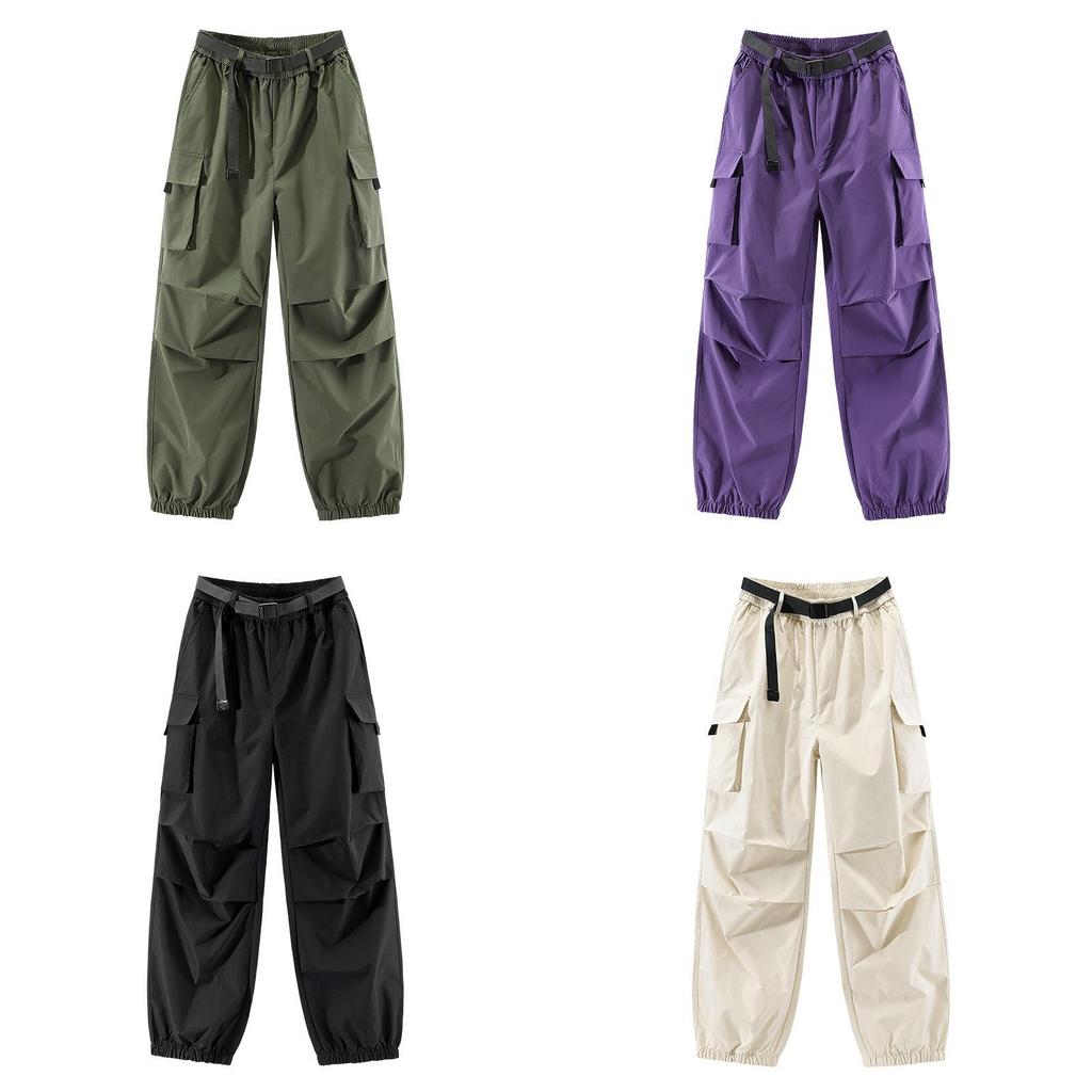 Pantaloni Casual da Uomo Primaverili con Vita Elastica per Giovani Urbani Active Wear
