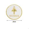 Contemporary Restroom Signage for Stylish Interiors