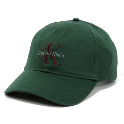 Ck Cap Hat Logo Monogram Cotton MONOLOGO EMBROIDERY BASEBALL CAP Sycamore 4G5004G 301 [Calvin Klein] [Item]