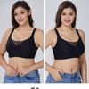 Large Size Mesh Seamless Back Underwear Gathers Steel-free Bra Underwear
