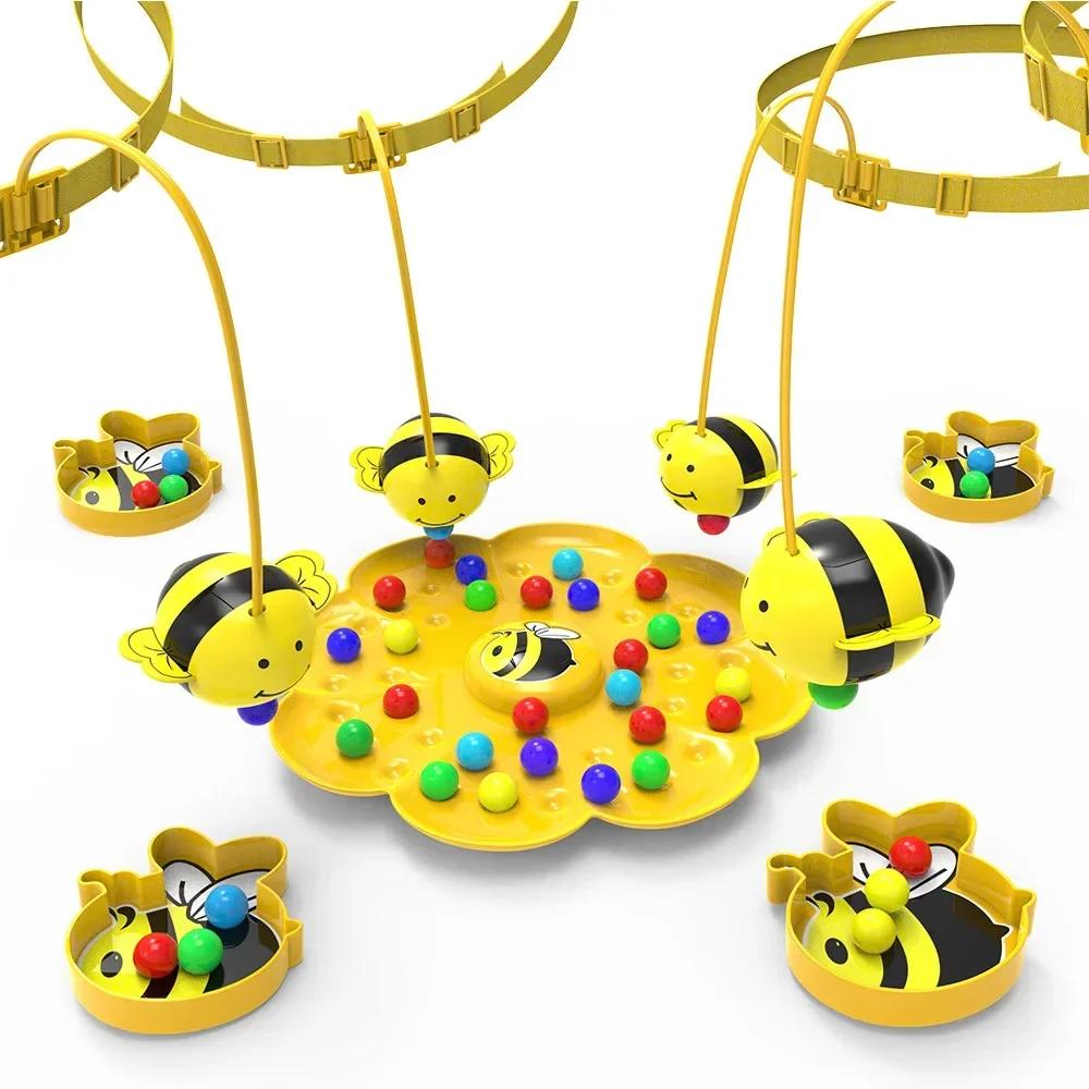 Little Bumblebee Multifunctional Board Game Puzzle Fishing Toys Interactive Educational Toys For Kids Christmas Gift Family Game