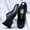 Men Leather Shoes Lace Up Oxfords Patent Leather Men Shoe Outdoor Oxford Wedding Leather Dress Shoes Gentleman Office Man Shoes