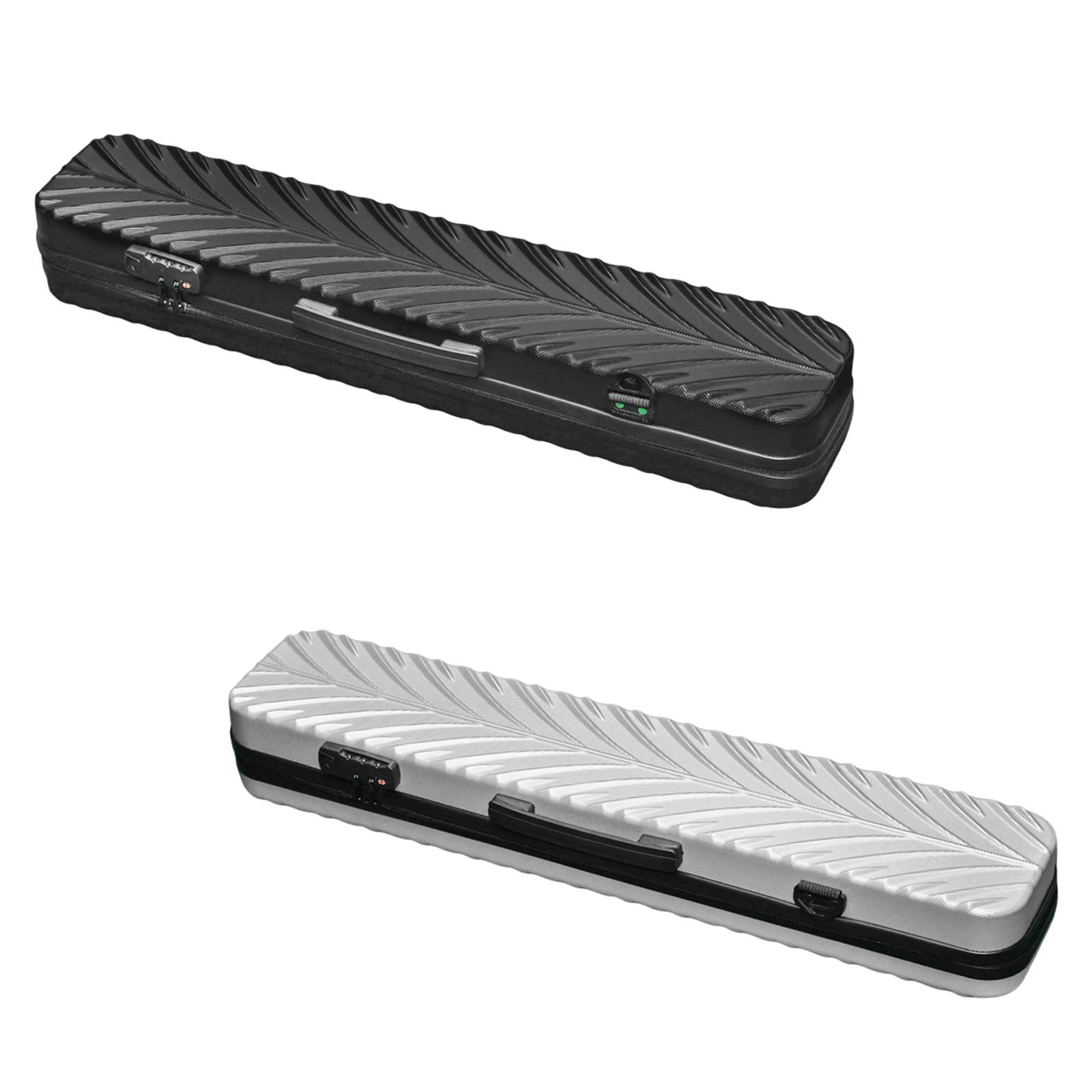 Pool Cue Case Lightweight Foam Inside Holds 3 Butts and 3 Shafts Billiard Stick Carry Case Storage Box Billiards Equipment argento