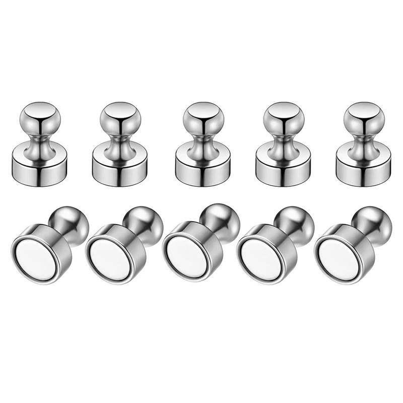 5/10pcs Strong Magnetic Nails Refrigerator Magnet Kitchen Hoto Wall Message Board Magnetic Stickers Office Blackboard Decor