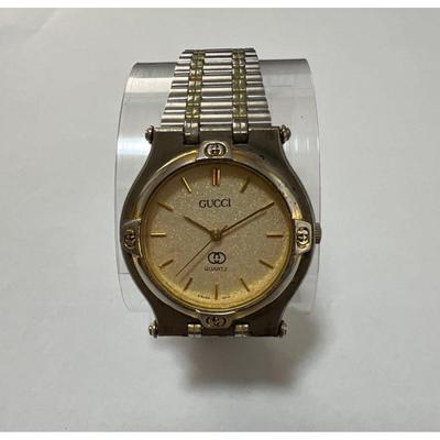 Used Gucci Watch GUCCI Quartz 9000M Gold Dial