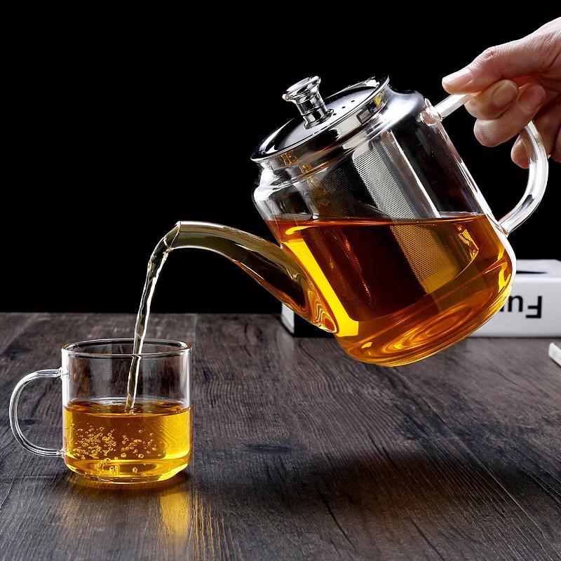 ZISIZ Handmade High-Temperature Glass Teapot