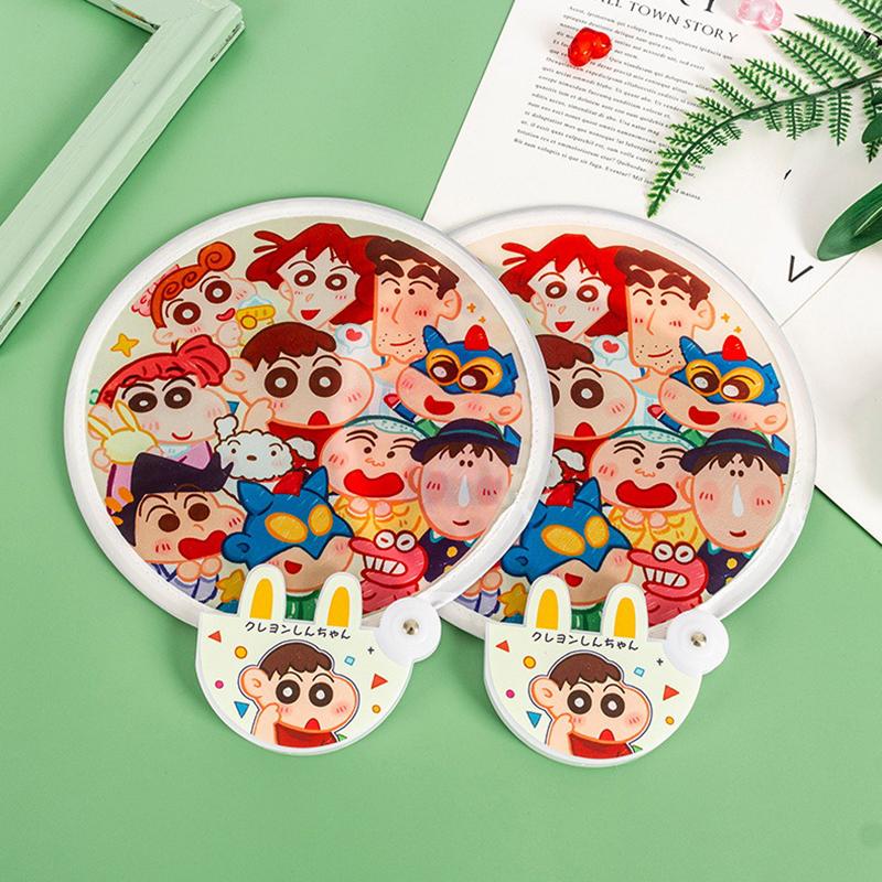 Cartoon Fan Selfie Reflector Fan Folding Fan Carry It Around Cute Little Fan In Summer Portable