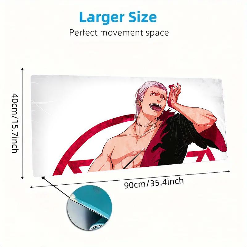 Hidan Akatsuki Outfit Print Cushion Non-slip Laptop Tablet Big Mousepad XXL Mat Mini PC Playmat With Lock Edge