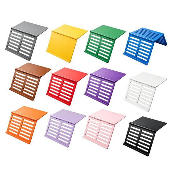 Mahjong Card Holder for Table 3D Printed Angled Viewing Display Rack Under-Mat Slide-in