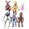 6 Stück/Set PVC Five Nights At Freddy's Actionfigur FNAF Bonnie Foxy Freddy Fazbear Bärenpuppen Spielzeug