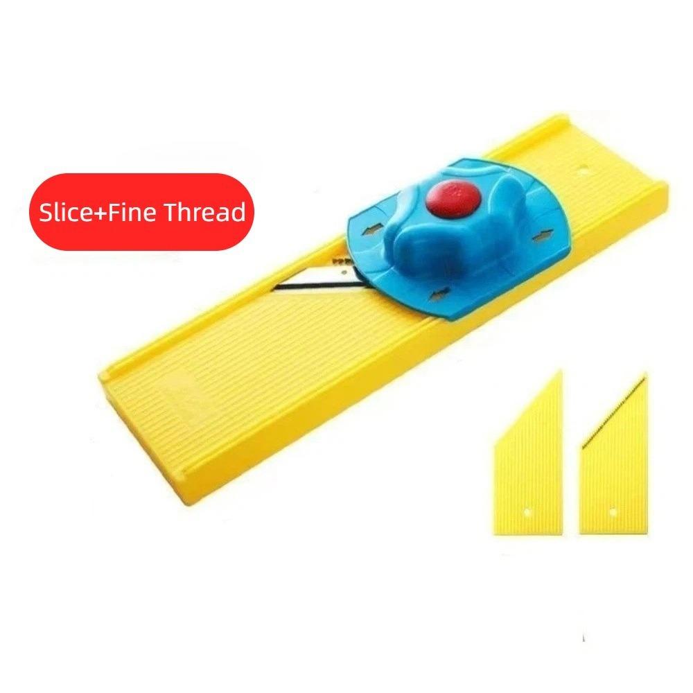 Stainless Steel Potato Shredder Manual Julienne Cutter Kitchen Slicer  for Slicing Shredding Style A