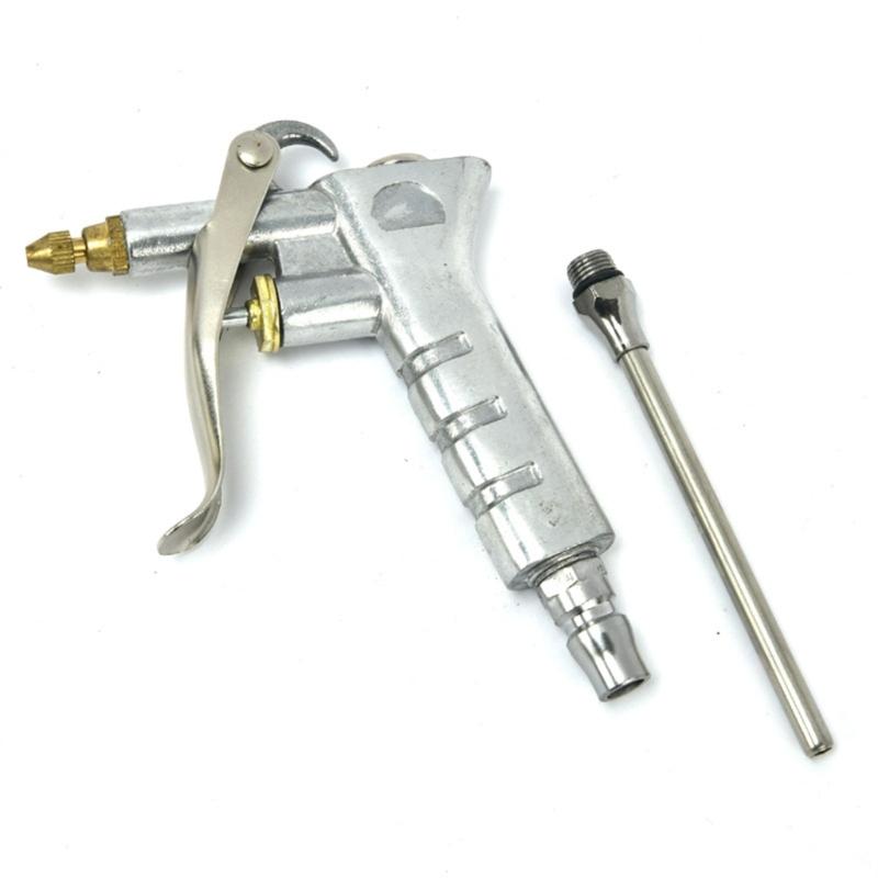 Industrial Air Blow Guns with Adjustable Air Flow Nozzle Extension Pneumatic Air Compressor Accessory Tool Dust Blow