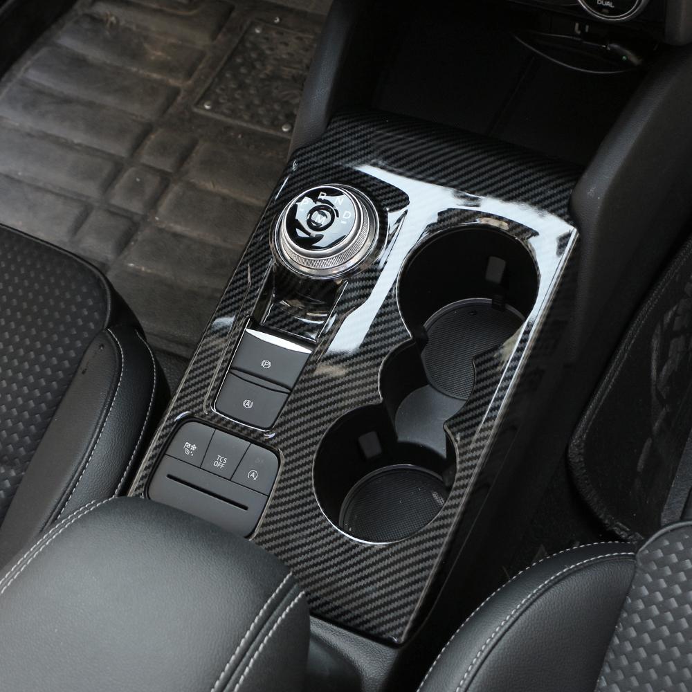 Car Stainless Steel Center Control Panel Gear Shift Box Frame Cover Protection Trim for Ford Focus 2019 2020 AT LHD