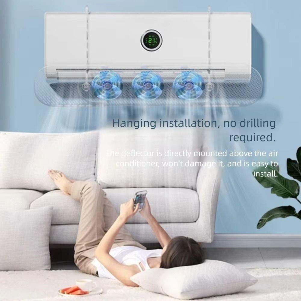 Expandable Air Conditioner Outlet Baffle Anti Direct Blowing Wind Direction Baffle  for Home/Office