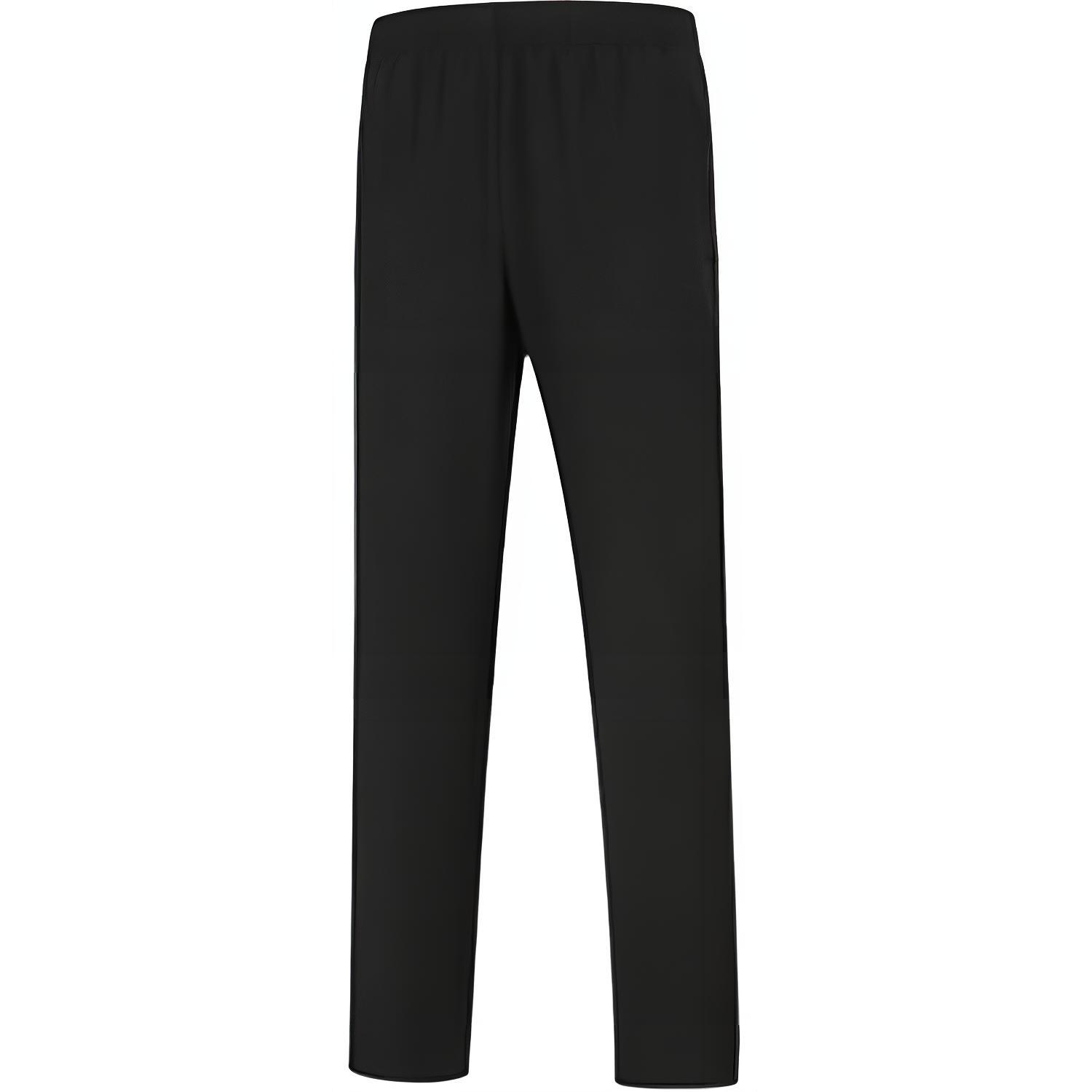 

Li-Ning Breathable Comfortable Simple Versatile Solid Color Straight Leg Knitted Sports Pants Men bottoms Black AYKV665-2 M