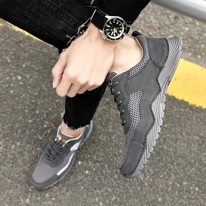 Новая мужская повседневная обувь с дышащей сеткой — фото 6