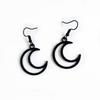 Unisex Gothic Punk Earrings (Skull, Bat, Snake, Spider, Moon, Rose, Moth)