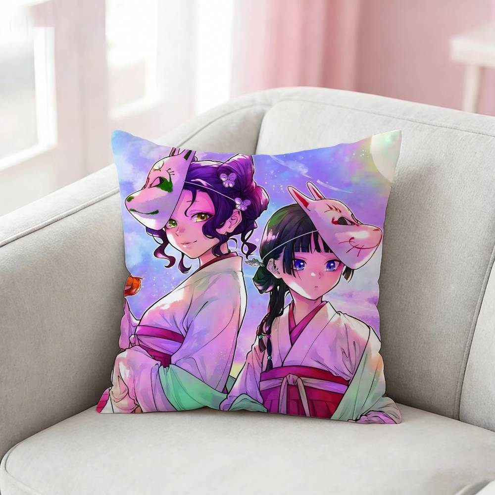 T-The A-Apothecary Diaries Maomao Pillow Case Pattern Printed Pillowcase For Living Room Sofa Cushion Cover
