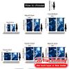 2D FLAT PRINTING 2pcs Curtains (Without Rod) Mystical Wolves and Blue Roses New yearFestival Popular Curtains&Drapes Prints