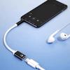 Type C Analog Headphone Adapter Cable Connects 3.5mm Earphones to Mobile Devices for Music and Calls