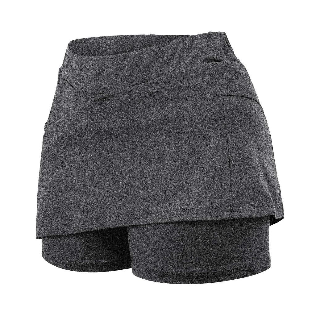 Elastic Yoga Culottes For Women Solid Color Athletic Shorts Lightweight High Waist Skinny  Solid Joggers