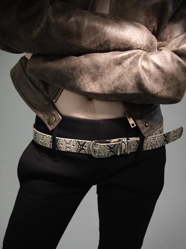 Retro Leopard Print Women's Belts Trend Hip Hop Y2k Girls Pu Leather Girdle Retro Pin Buckle Jeans Dress Accessories Waistband