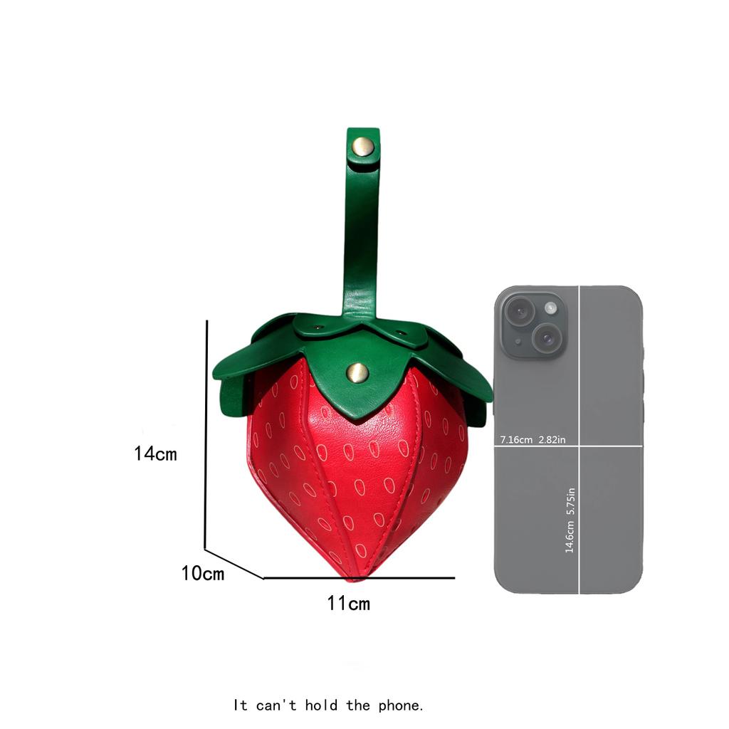 Small Bag Evening Clutch Bag Purses and Handbag Luxury Designer Shoulder Bags Clutch Purse Cute Strawberry Shape Banquet Bag