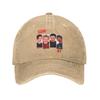 Summer Sum  Band Baseball Cap Sun  Hot Sale Custom DIY Washed Trucker Hat Unisex Women Streetwear Kpop Rock Baseball Caps